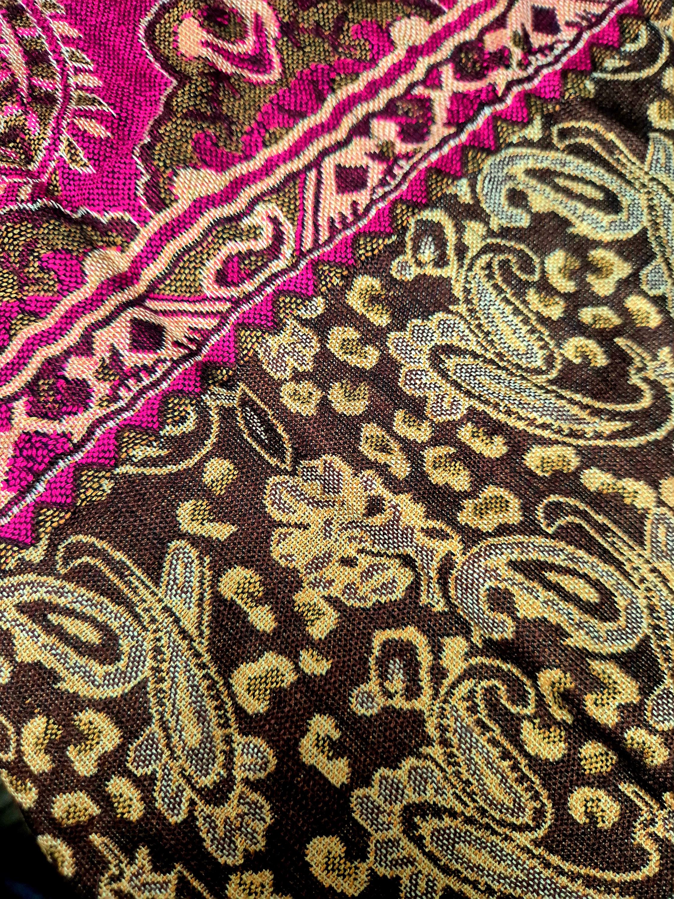 Cashmere Keffiyeh Style Scarf