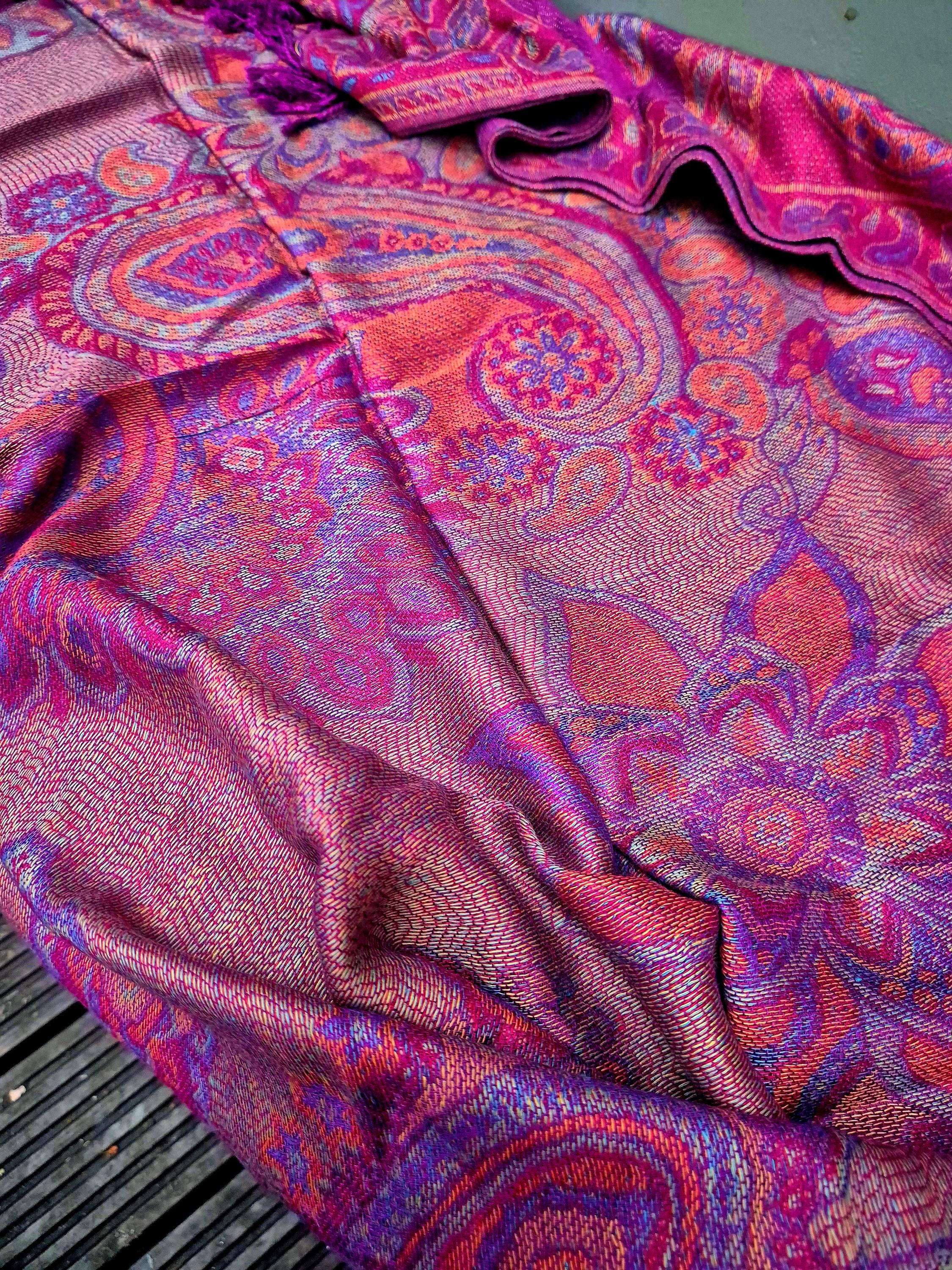 Cashmere Keffiyeh Style Scarf