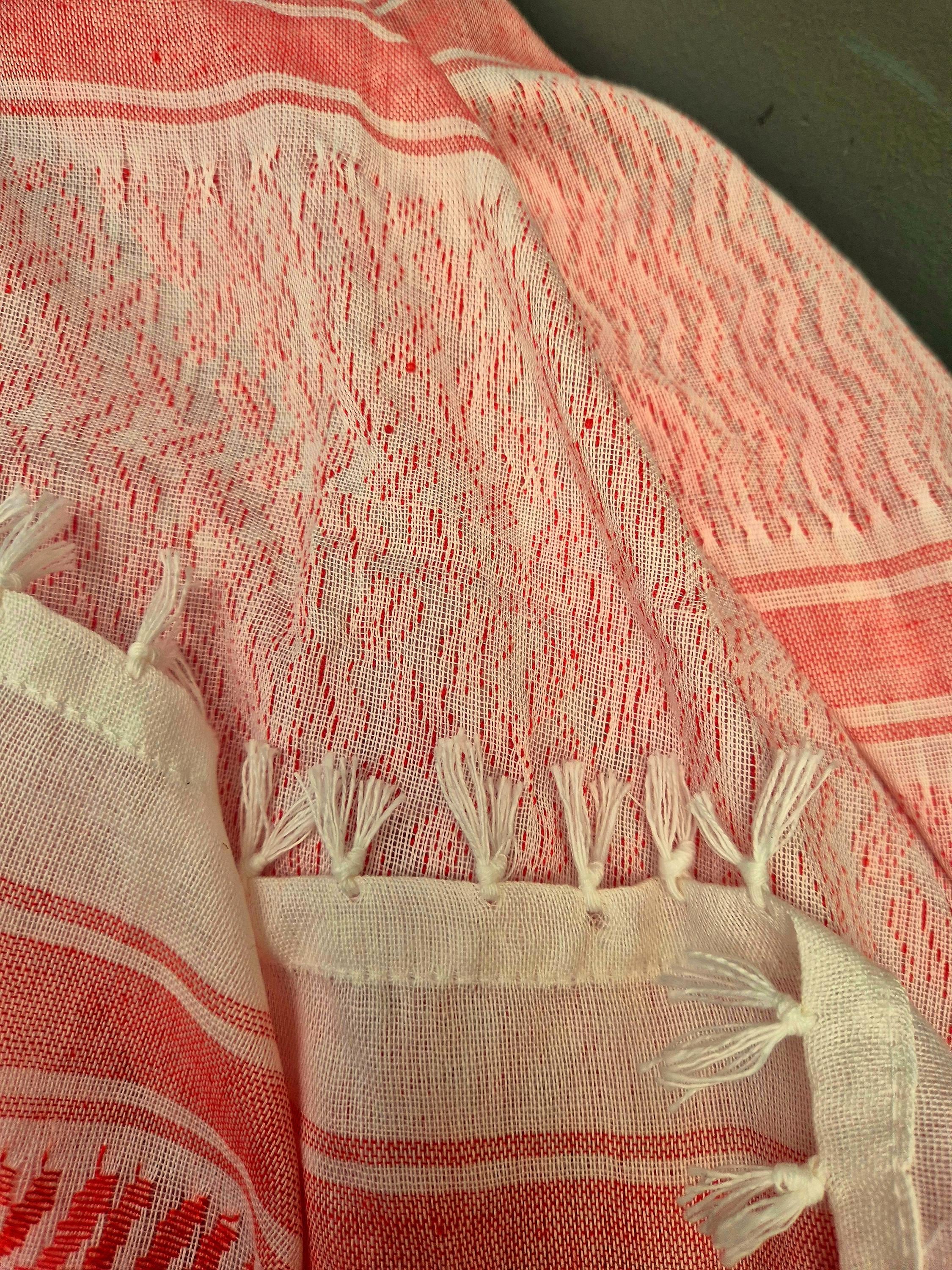 Palestinian-Made Keffiyeh Headscarf for All Seasons, Handmade in East Jerusalem