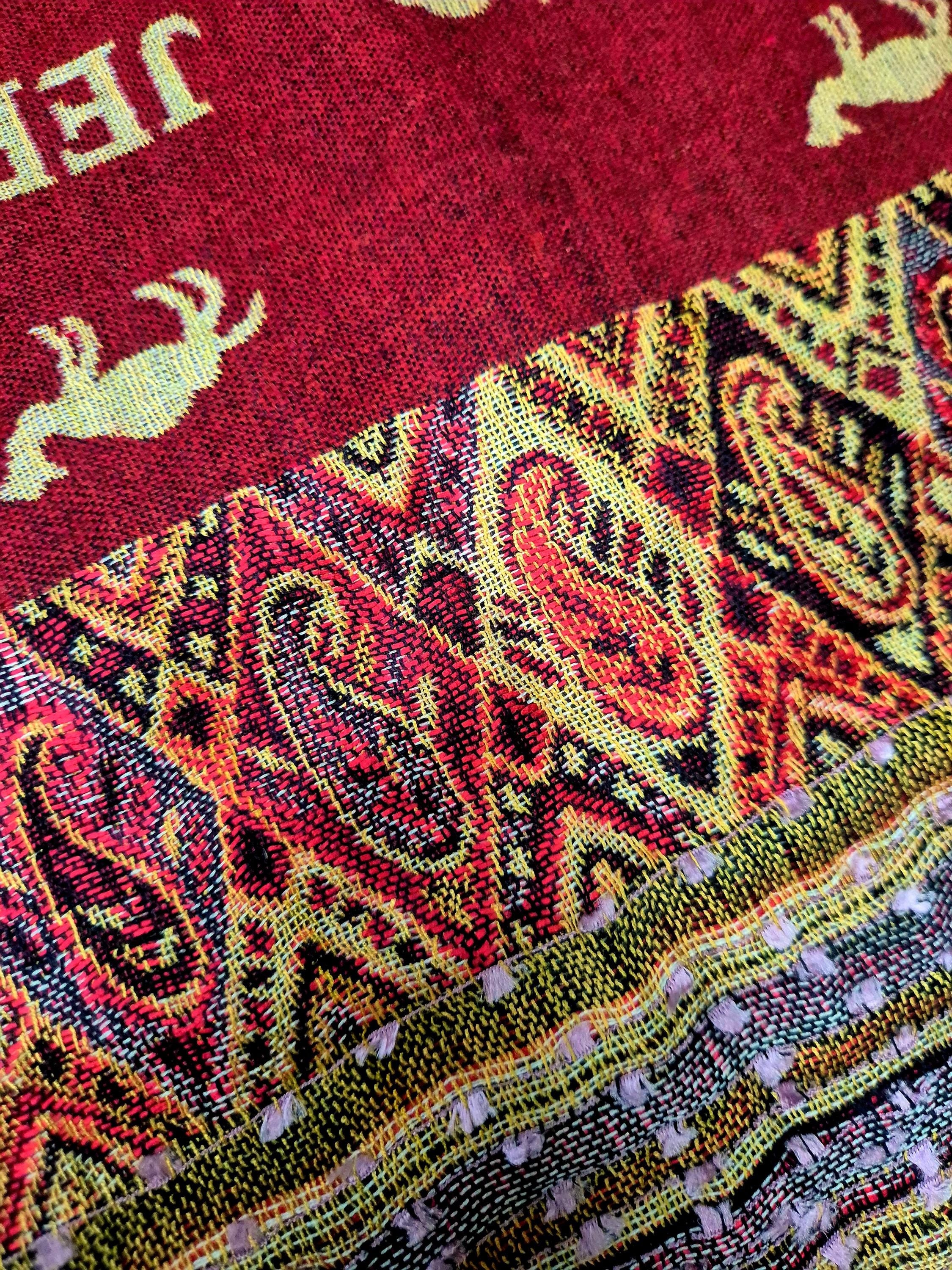 Cashmere Scarf/Headscarf Embroidered