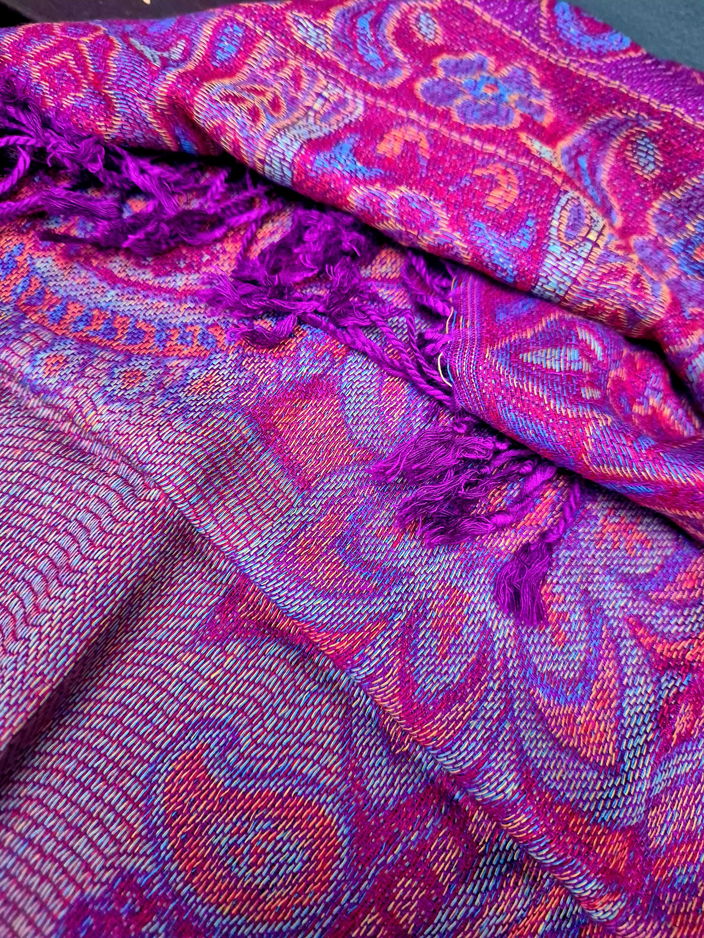 Cashmere Keffiyeh Style Scarf