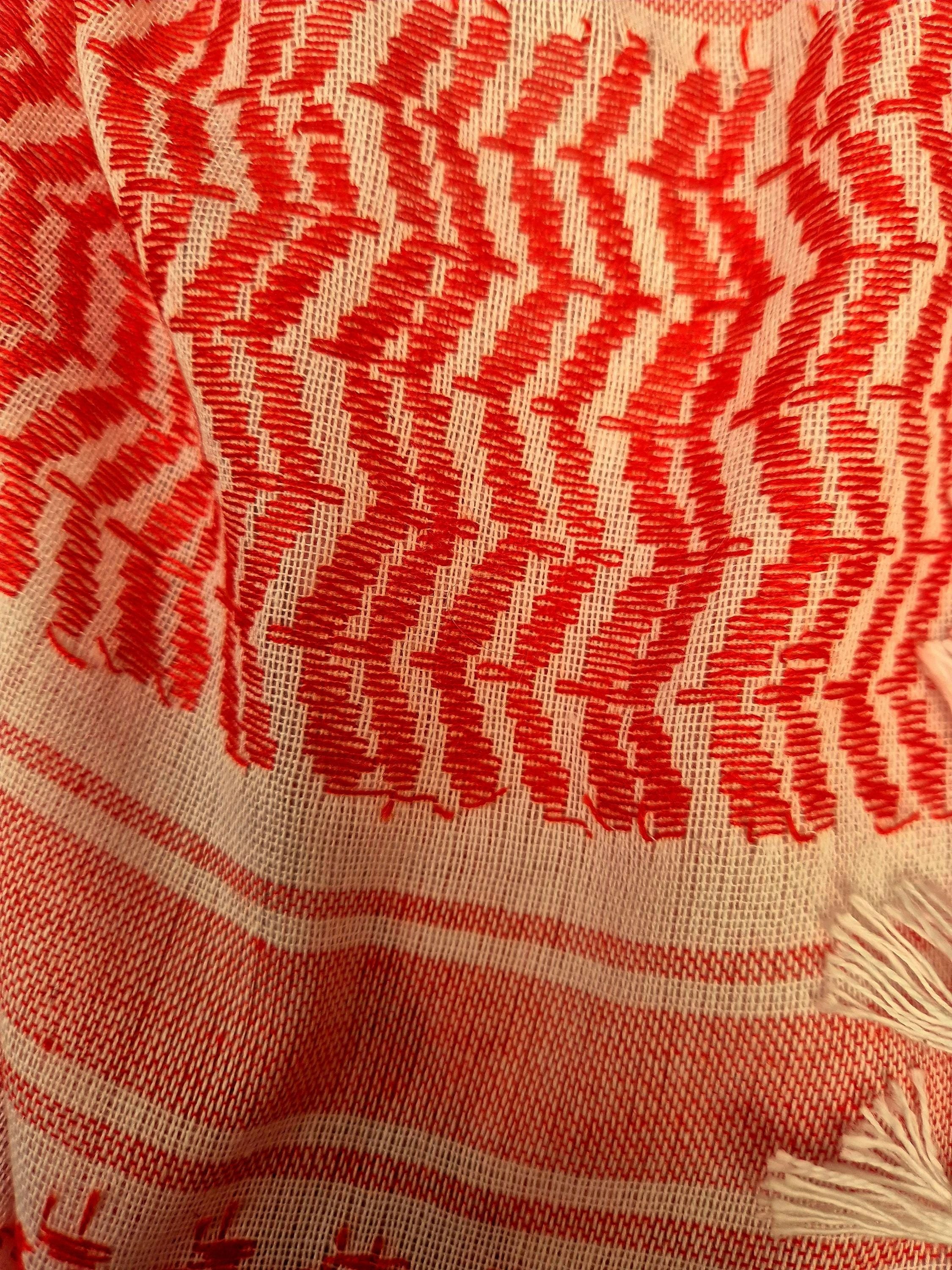 Palestinian-Made Keffiyeh Headscarf for All Seasons, Handmade in East Jerusalem