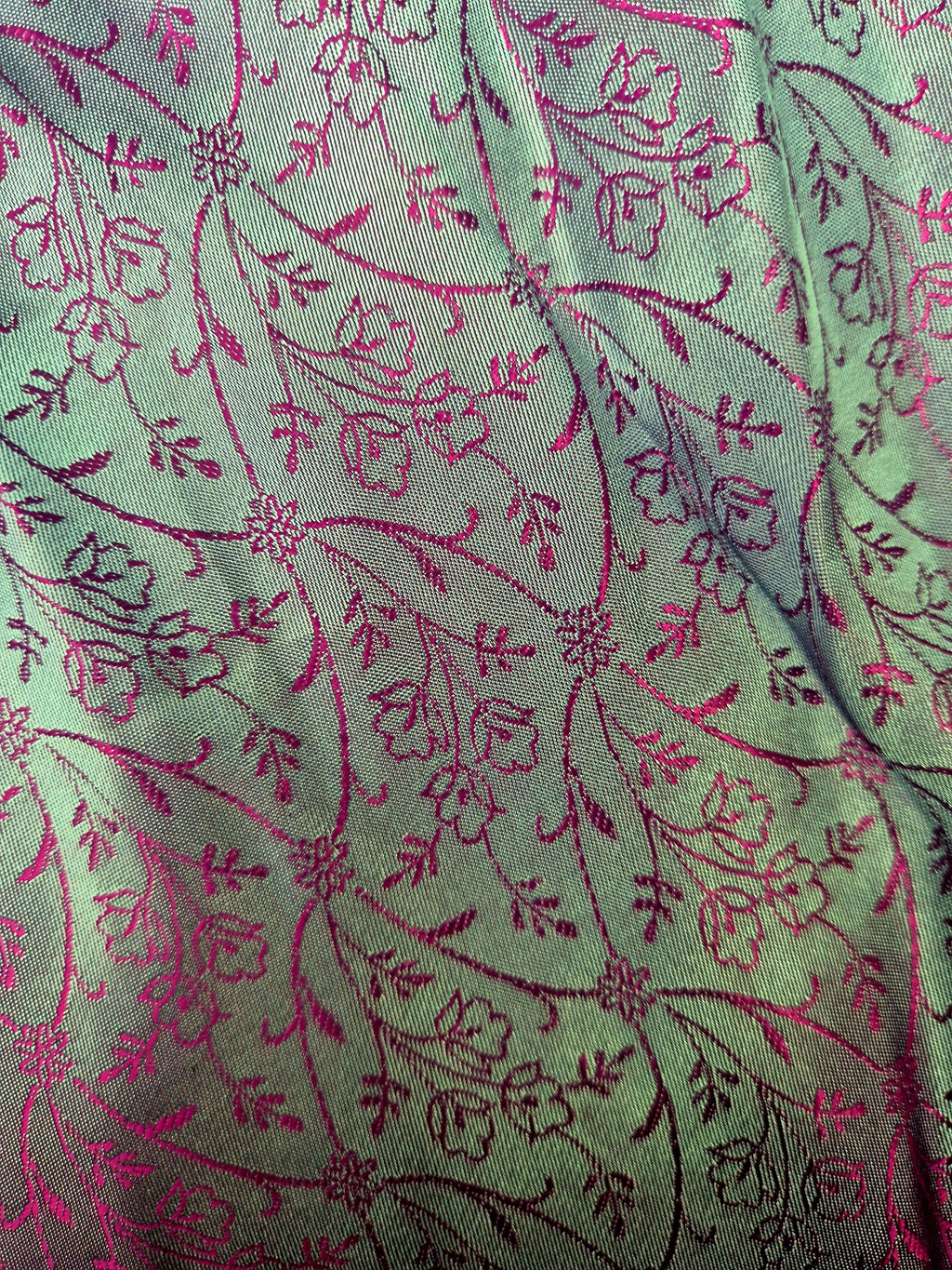 Silk Keffiyeh Style Scarf