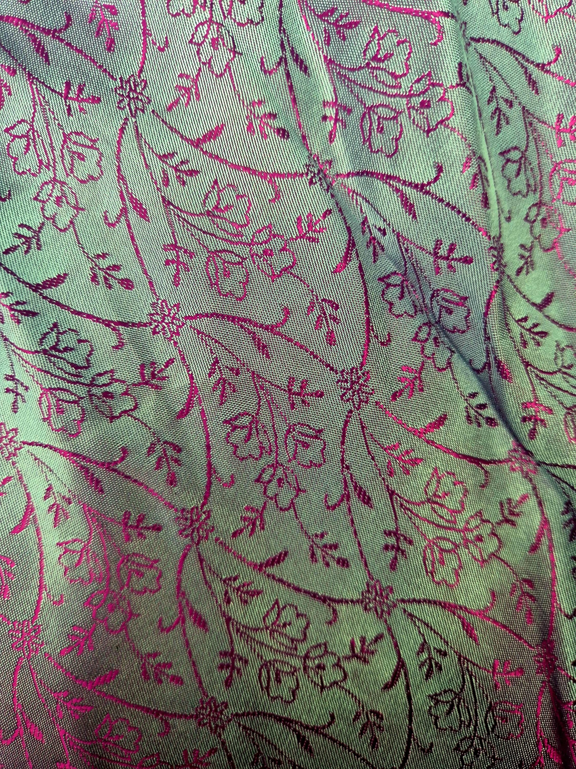 Silk Keffiyeh Style Scarf
